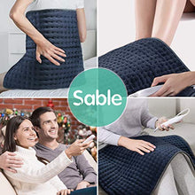 Load image into Gallery viewer, Sable Heating Pad for Back Pain Relief and Cramps, XXX-Large 33&quot; X 17&#39;&#39;, Moist &amp; Dry Heat Therapy, Electric Heat Pad for Neck Shoulders, Ultra-Soft &amp; Waterproof, 6 Heat Setting Hot Heated Pad Auto Off
