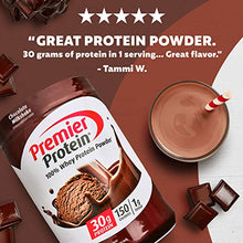 Load image into Gallery viewer, Premier Protein Whey Powder, Chocolate, 24.5 Oz
