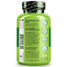 Load image into Gallery viewer, NATURELO Magnesium Glycinate Supplement - 200 mg Natural Glycinate Chelate - Organic Vegetables - Best for Sleep, Calm, Relaxation, Muscle Cramps, Stress Relief - Gluten Free, Non GMO - 120 Capsules
