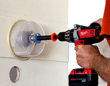 Load image into Gallery viewer, Hole Pro Hole Saw Dust Shield &amp; XL Arbor kit with Cut Depth Control -use with Any 1/2&quot; or 5/8&quot; Threaded Hole Saw up to 2-1/2&quot; deep and 6&quot; Diameter
