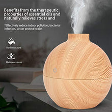Load image into Gallery viewer, Essential Oil Diffuser, 130ml BPA Free Mist Humidifier Wood Grain Aromatherapy Diffuser with Changing Night Continuous Quiet Diffuser Aroma (02)
