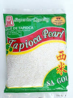 Tapioca Pearls, Tapioca Balls, Tapioca Pearls Small 14 Oz. Bags, Made From Cassava (3 Pack) (White)