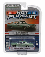 Load image into Gallery viewer, Greenlight 1967 Chevrolet Biscayne / GENDALE, WISCONSON Police Hot Pursuit Series 18 2016 Collectibles Limited Edition 1:64 Scale Die-Cast Vehicle
