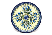 Load image into Gallery viewer, Polish Pottery Plate - Bread &amp; Butter (6 1/4&quot;) - Blue Bells
