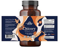 Load image into Gallery viewer, Chicory Root 1000 mg, Certified Organic Chicory Root, Inulin Herbal Supplement (Cichorium Intybus) 110 Capsules (110)
