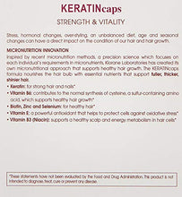 Load image into Gallery viewer, Klorane KERATINcaps Dietary Supplements with Biotin, Quinine, B Vitamins, for Thicker, Healthier Hair &amp; Nails, Caffeine-Free, 60 day supply
