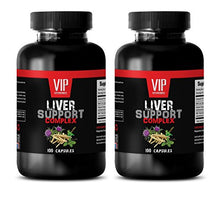 Load image into Gallery viewer, Liver Support with Milk Thistle - Liver Support Complex - eleuthero Root Extract - 2 Bottles 200 Capsules
