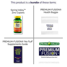 Load image into Gallery viewer, Zinc 50mg Supplement for Adults (Zinc Gluconate) - 200 Caplets.| Over a 6 Months Supply + Vitamin Pouch and Guide to Supplements
