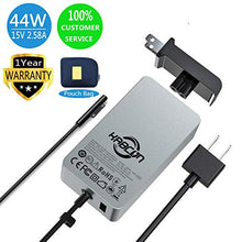 Load image into Gallery viewer, 44w Charger for Microsoft Surface Pro 2017,Surface Pro 6,Surface Laptop 2,15V 2.58A Power Supply for Surface Go,Surface Pro 3 Pro 4,Surface Book,Surface Laptop with 6.2Ft Power Cord &amp; a Storage Pouch
