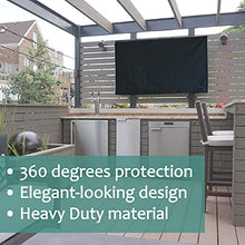 Load image into Gallery viewer, Outdoor TV Cover 60-65 inch - Weatherproof Protector for Flat TVs with Bottom Seal, 600D Waterproof Material. Extend Your TV Life.
