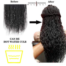 Load image into Gallery viewer, ZRQ 34 Inch 8 Packs Crochet Senegalese Twist Braids Hair Small Senegalese Twist Crochet Hair Micro Long Mambo Twist Crochet Braids For Black Women 40Strands/Pack(34&quot;8packs,1b#)
