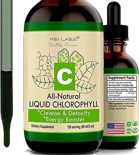 (2oz) Chlorophyll Liquid Drops for Water Natural Chlorophyll Concentrate