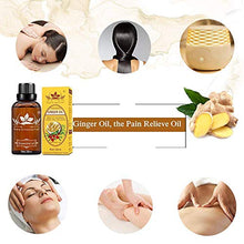 Load image into Gallery viewer, 3 Pack Ginger Massage Oil,100% Pure Natural Lymphatic Drainage Ginger Oil,SPA Massage Oils,Repelling Cold and Relaxing Active Oil-30ml
