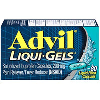 Advil Advanced Medicine for Pain, 200mg, Liqui-gels 80 Ea