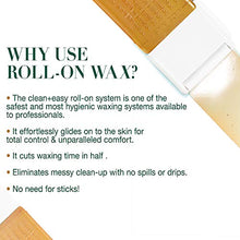 Load image into Gallery viewer, Clean + Easy Large (Leg) Sensitive Roll-On Wax Refill, for Hygienic Facial and Body Hair Removal Treatment, Great for Sensitive Skin, Ideal for All Skin and Hair Types, 12-Pack
