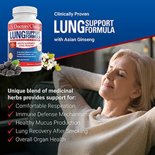 Load image into Gallery viewer, U.S. Doctors&#39; Clinical Lung Support Supplement for Lung and Respiratory Health with Natural Herbs, Magnesium, Vitamin C, and Zinc for Immune Support (Packaging May Vary) [1 Month Supply - 60 Capsules]

