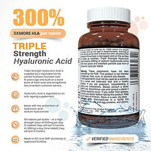 Load image into Gallery viewer, Hyaluronic Acid 300mg x 180 Tablets (3 Months Supply). Triple Strength Hyaluronic Acid. 300% Stronger Than Any Other HLA Tablet. SKU: HLA3

