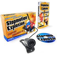 Load image into Gallery viewer, Stopmotion Explosion: Complete HD Stop Motion Animation Kit | Stop Motion Animation Software with Full HD 1080P Camera, Animation Software &amp; Book (Windows &amp; OS X)
