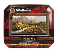 Walker's Shortbread Path To The Hills Assorted Gift Tin, Pure Butter Shortbread Cookies, 8.5 Oz (Pack of 2)