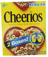 Cheerios Toasted Whole Grain Oat Cereal, 20.35 oz., 2 Count .3 pack