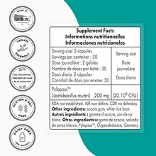 Load image into Gallery viewer, Supersmart - H. Pylori Fight Natural Treatment 20 Billion CFU Per Day - Contains Lactobacillus Reuteri (Probiotic) - Relieves Acid Reflux | Non-GMO &amp; Gluten Free - Made in USA - 60 Vegetarian Capsules
