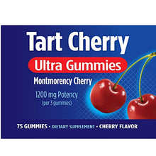 Load image into Gallery viewer, Nature&#39;s Way Enzymatic Therapy Tart Cherry Ultra Gummies Supplement, Color3, 75 Count
