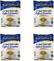 4 Pack Chek Hup 2 in 1 Ipoh White Coffee - Coffee & Creamer Imported from Malaysia (4x12 sachets)