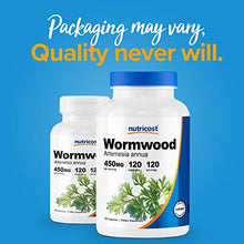 Load image into Gallery viewer, Nutricost Wormwood Capsules 450mg 120 Capsules - Vegetarian Caps, Gluten Free and Non-GMO
