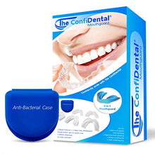 Load image into Gallery viewer, The ConfiDental - Pack of 5 Moldable Mouth Guard for Teeth Grinding Clenching Bruxism, Sport Athletic, Whitening Tray, Including 3 Regular and 2 Heavy Duty Guard (3 (lll) Regular 2 (II) Heavy Duty)
