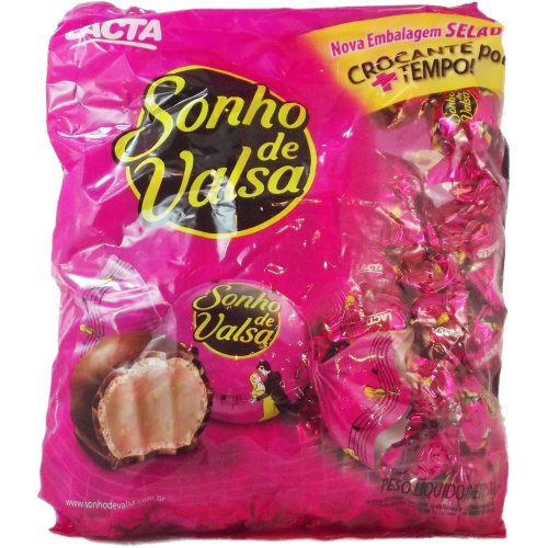 Bonbon Sonho de Valsa Lacta 35.27oz | Bombom Sonho de Valsa Lacta 1kg (PACK OF 02)