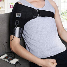 Load image into Gallery viewer, Heated Shoulder Brace Support Wrap, 3 Heat Settings, Heating Pad Support Brace for Rotator Cuff, Joint Capsule &amp; Biceps Tendon Injury, Frozen Shoulder, Shoulder Dislocation or Muscles Pain Relief
