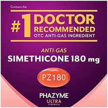 Load image into Gallery viewer, Phazyme Ultra Strength Gas &amp; Bloating Relief | Works in Minutes | 12 Fast Gels
