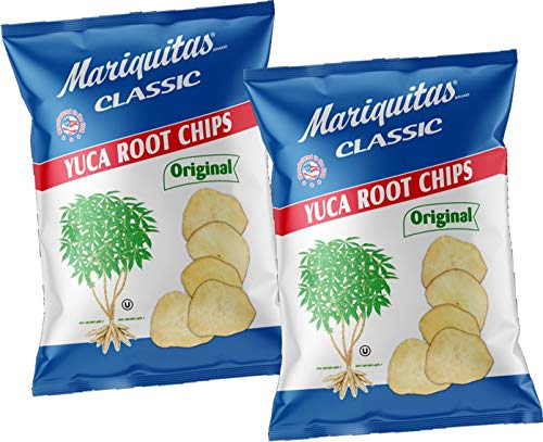Yuca Cassava Chips with salt. 2 Pack 6.5 oz each