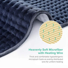 Load image into Gallery viewer, Sable Heating Pad for Back Pain Relief and Cramps, XXX-Large 33&quot; X 17&#39;&#39;, Moist &amp; Dry Heat Therapy, Electric Heat Pad for Neck Shoulders, Ultra-Soft &amp; Waterproof, 6 Heat Setting Hot Heated Pad Auto Off
