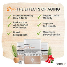 Load image into Gallery viewer, Organixx - Clean Sourced Collagens - Powerful Anti-Aging Supplement - 20 Servings - Aid the Appearance of Fine Lines &amp; Wrinkles, Help Ease Joint Discomfort, Features Five Types of Collagen
