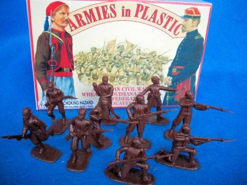 Classic Toy Soldiers Armies in Plastic Civil War Confederate Louisiana Tigers-zouaves Offered, Inc