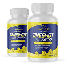 Load image into Gallery viewer, (2 Pack) One Shot Keto, For Men And Women, 60 Day Supply
