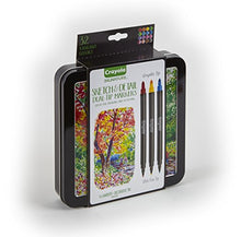 Load image into Gallery viewer, Crayola Sketch &amp; Detail Dual-Tip Markers, 16 Count, Gift
