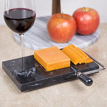 Load image into Gallery viewer, Creative Home Black Marble 5&quot; L x 8&quot; W Cheese Slicer
