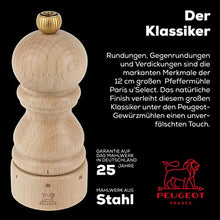 Load image into Gallery viewer, Peugeot Paris u&#39;Select Pepper Mill, 4.73in, Natural
