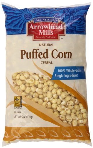 Arrowhead Mills Cereal, Puffed Corn, 6 Ounce