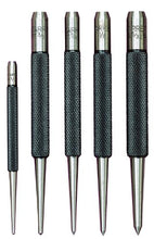 Load image into Gallery viewer, Starrett S816PC 5-Piece Punch Set, 3 Prick Punches with 5/64&quot;-5/32&quot; Diameters and 2 Center Punches with 1/16&quot; and 3/32&quot; Diameters, In Plastic Case
