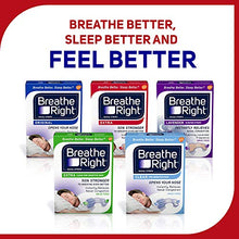 Load image into Gallery viewer, Breathe Right Extra Strength Tan Nasal Strips, Nasal Congestion Relief due to Colds &amp; Allergies, Reduces Nasal Snoring caused by Nasal Congestion, Drug-Free, 44 count
