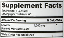 Load image into Gallery viewer, Superior Labs  Pure Natural Graviola NonGMO  1,200mg, 120 Vegetable Caps Natural Dietary Soursop Supplement  Healthy Skin &amp; Helps Promotes Cell Growth  Respiratory System - Balanced Mood
