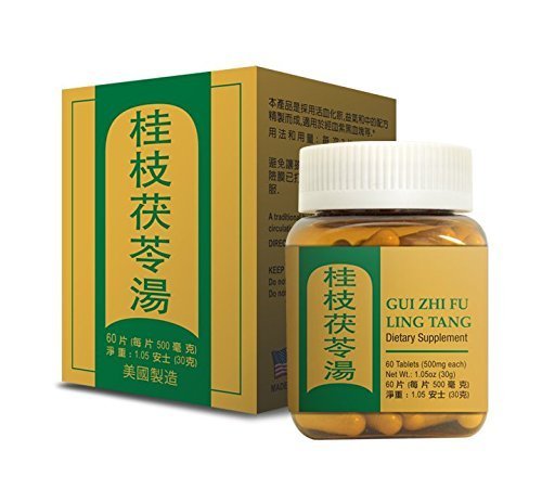 GUI Zhi Fu Ling Tang Herbal Supplement Helps Support Women's Circulation, Menstruation and Optimal Body Balance 60 Tablets 500mg/each Made in USA