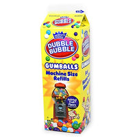 Dubble Bubble Gumball Machine Refill Carton, 20-Ounce Assorted Gumballs