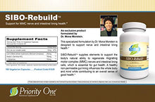 Load image into Gallery viewer, Priority One Vitamins SIBO-Rebuild 180 Vegetarian Capsules Support for Nerve and Intestinal Lining Health.* Exclusive Formulation by Dr. Mona Morstein Clinical Strength
