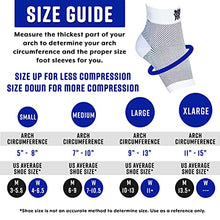 Load image into Gallery viewer, Bitly Plantar Fasciitis Compression Socks for Women &amp; Men - Best Ankle Compression Sleeve, Nano Brace for Everyday Use - Provides Arch Support &amp; Heel Pain Relief (White, Medium)
