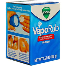 Load image into Gallery viewer, Vicks VapoRub Ointment - 3.5 oz, Pack of 2
