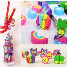 Load image into Gallery viewer, WZ Assorted Unicorn School Supplies Pen Pencil Case Eraser Note Stationery Gift Set (48Pcs)
